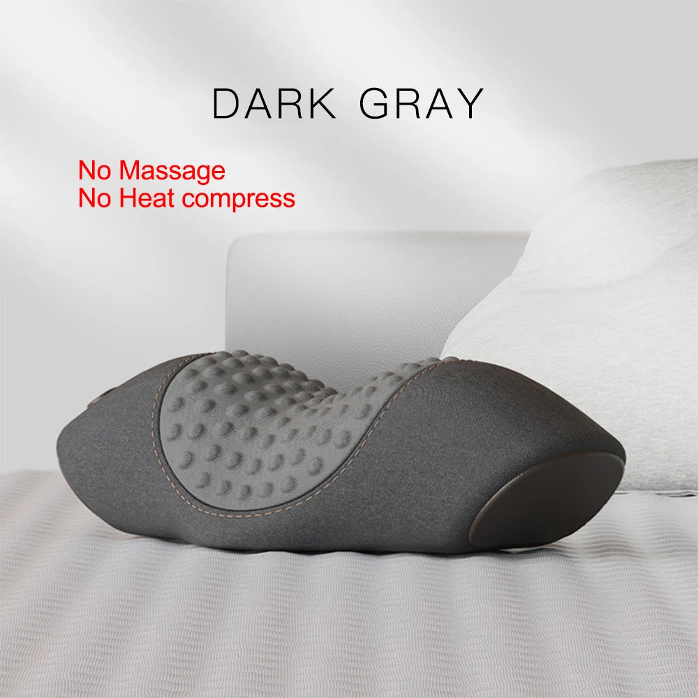Snooza™ NeckWave™ Heated Massage Pillow -
Vibration Therapy | Deep Relaxation | Ergonomic Sleep Support