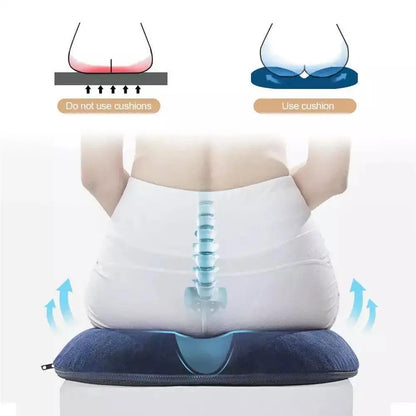 Snooza™ ReliefSeat – Medical Memory Foam Cushion for Pain-Free Sitting