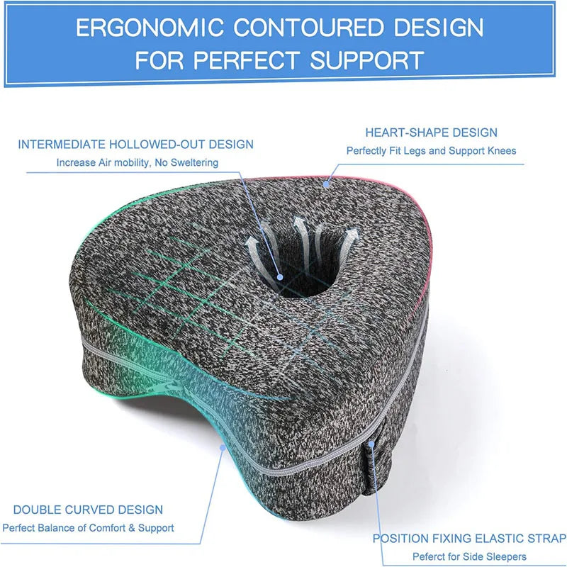 Snooza™ OrthoLeg Pillow – Premium Support for Hip, Back & Sciatica Relief