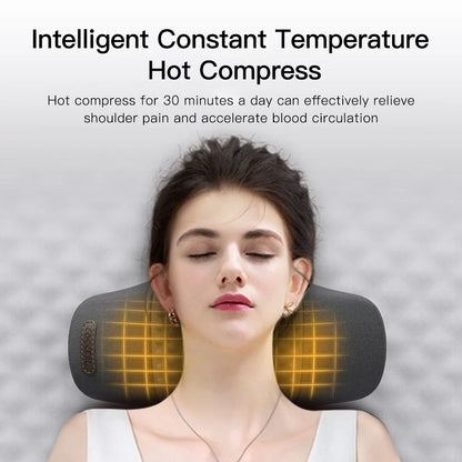 Snooza™ NeckWave™ Heated Massage Pillow -
Vibration Therapy | Deep Relaxation | Ergonomic Sleep Support